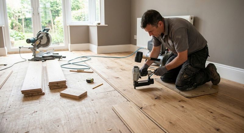 Hardwood Floor Installation project example