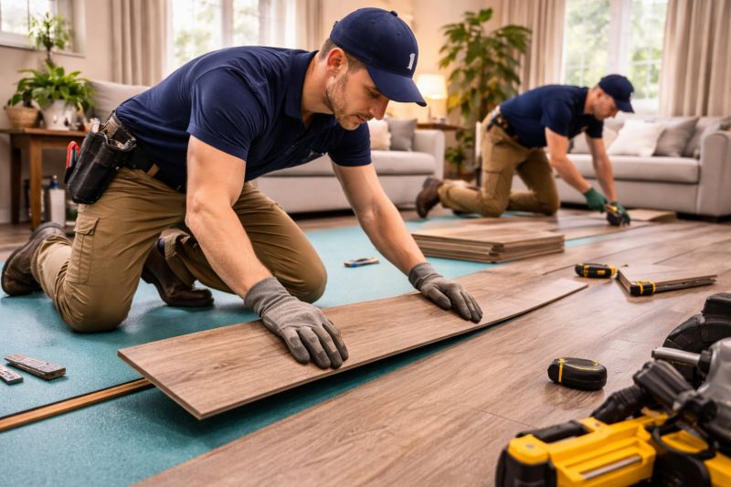 Laminate Floor Replacement in Alpharetta, GA