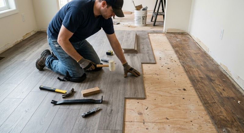 Laminate Floor Replacement in Forsyth County, GA