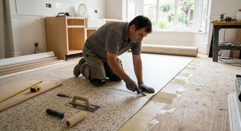 Linoleum Floor Installation in Canton, GA