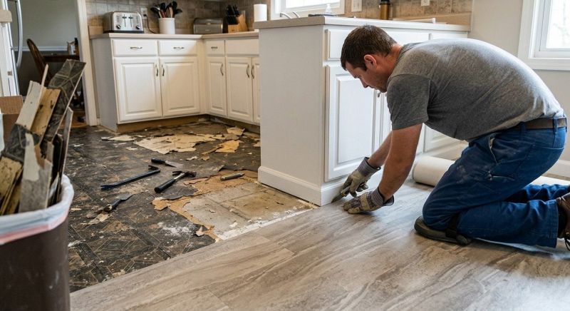 Linoleum Floor Installation in Suwanee, GA