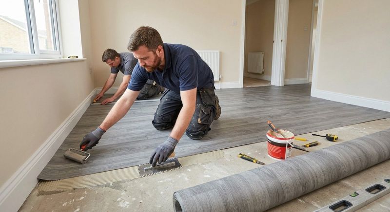 Sheet Flooring Installation in Buford, GA
