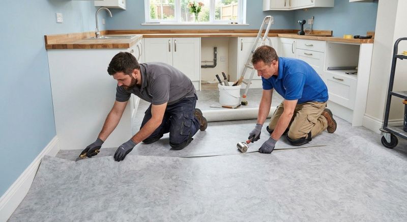 Sheet Linoleum Installation in Woodstock, GA