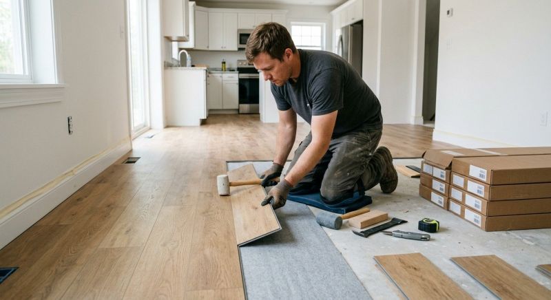 Vinyl Plank Floor Installation in Woodstock, GA