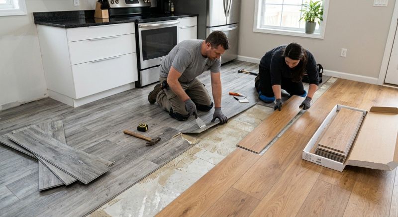 Vinyl Tile Replacement in Woodstock, GA